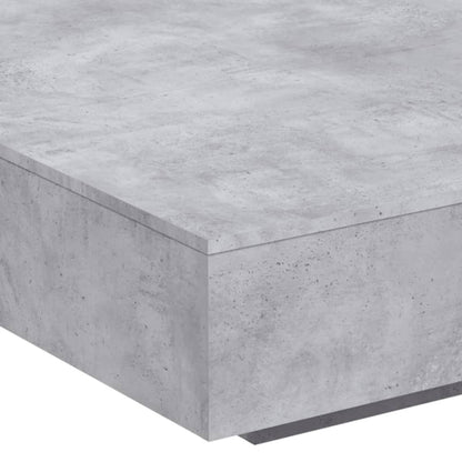 Salongbord Sofabord Betonggrå 100x100x31 cm