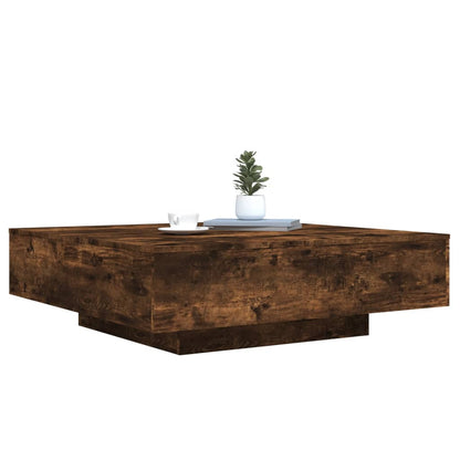 Salongbord Sofabord Røkt Eik 100x100x31 cm