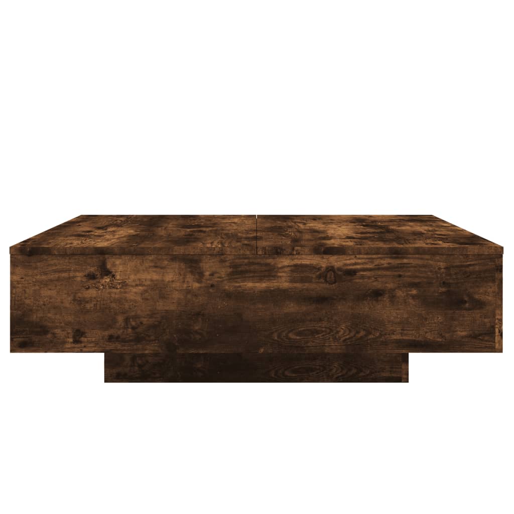 Salongbord Sofabord Røkt Eik 100x100x31 cm