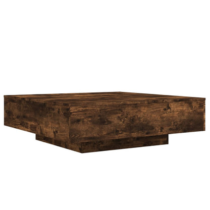 Salongbord Sofabord Røkt Eik 100x100x31 cm