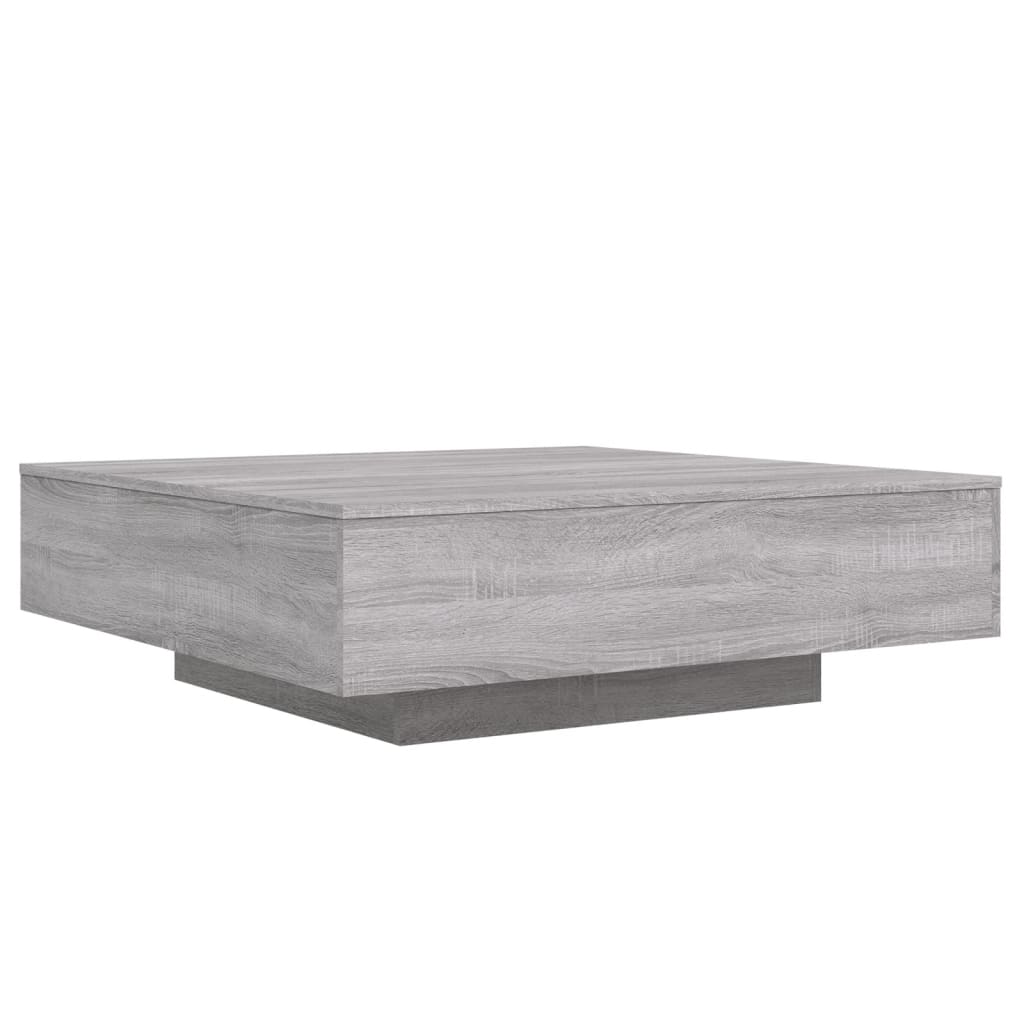 Salongbord Sofabord Sonoma Grå 100x100x31 cm