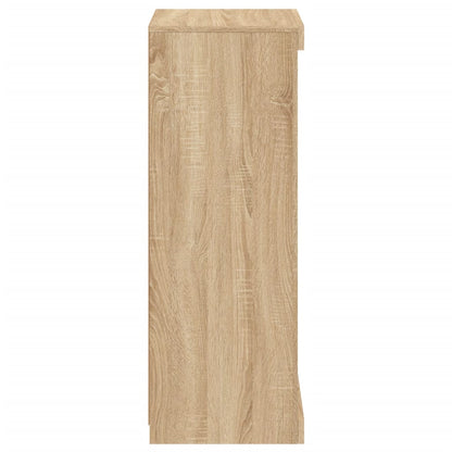 Skjenk Sonoma Eik med LED-lys 41x37x100 cm