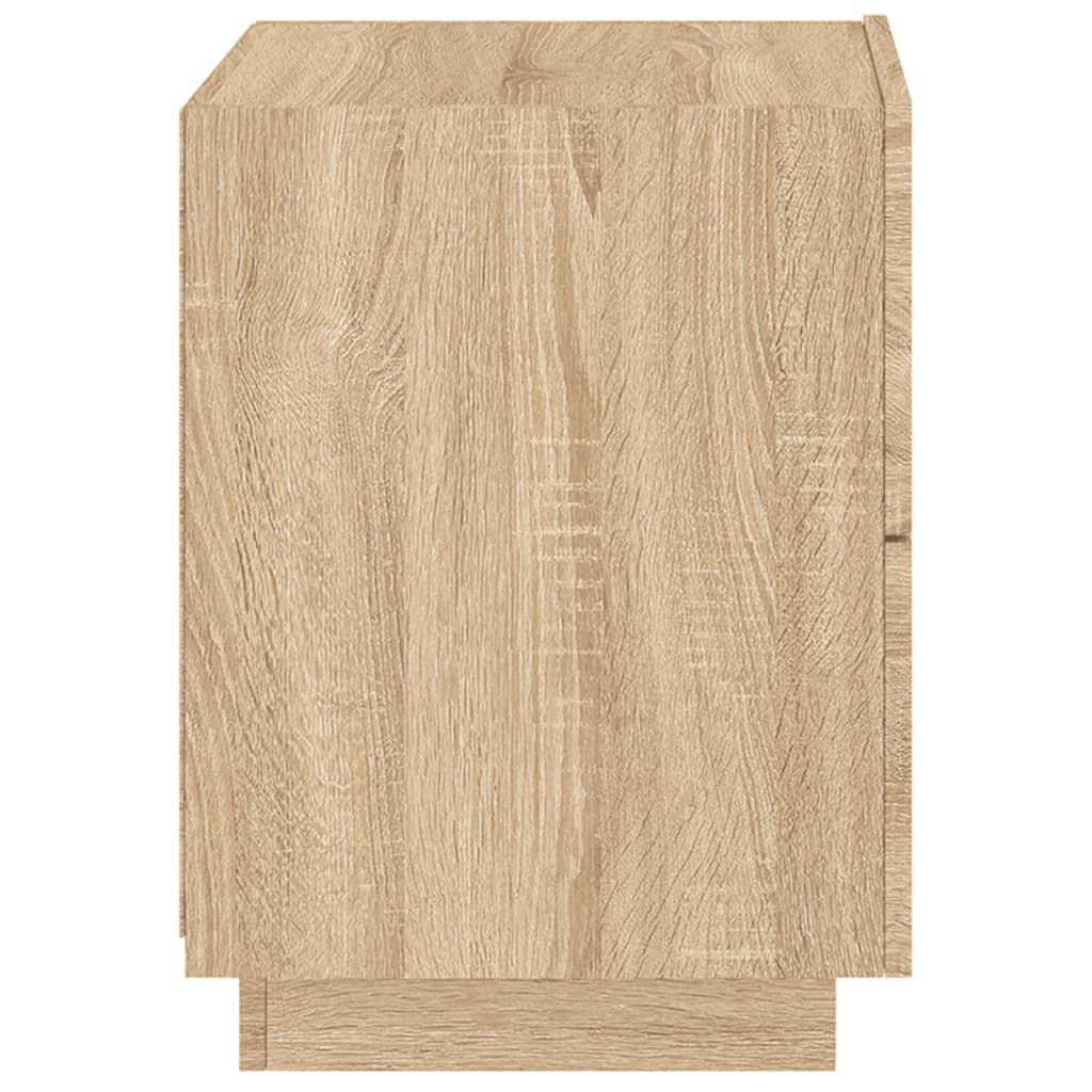 Nattbord Sengbord Sonoma Eik med LED