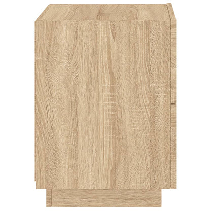 Nattbord Sengbord Sonoma Eik med LED