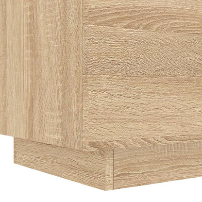 Nattbord Sengbord Sonoma Eik med LED