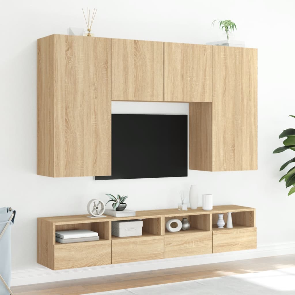 TV-Møbel Sonoma Eik Tv-benk 100x30x30 cm