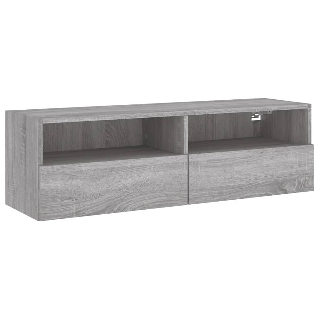 TV-Møbel Sonoma Grå Tv-benk Eik 100x30x30 cm