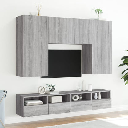 TV-Møbel Sonoma Grå Tv-benk Eik 100x30x30 cm