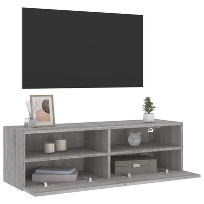 TV-Møbel Sonoma Grå Tv-benk Eik 100x30x30 cm