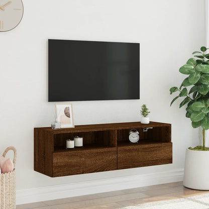 TV-Møbel Brun Eik Tv-benk 100x30x30 cm