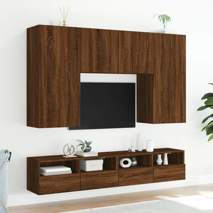 TV-Møbel Brun Eik Tv-benk 100x30x30 cm