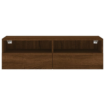 TV-Møbel Brun Eik Tv-benk 100x30x30 cm
