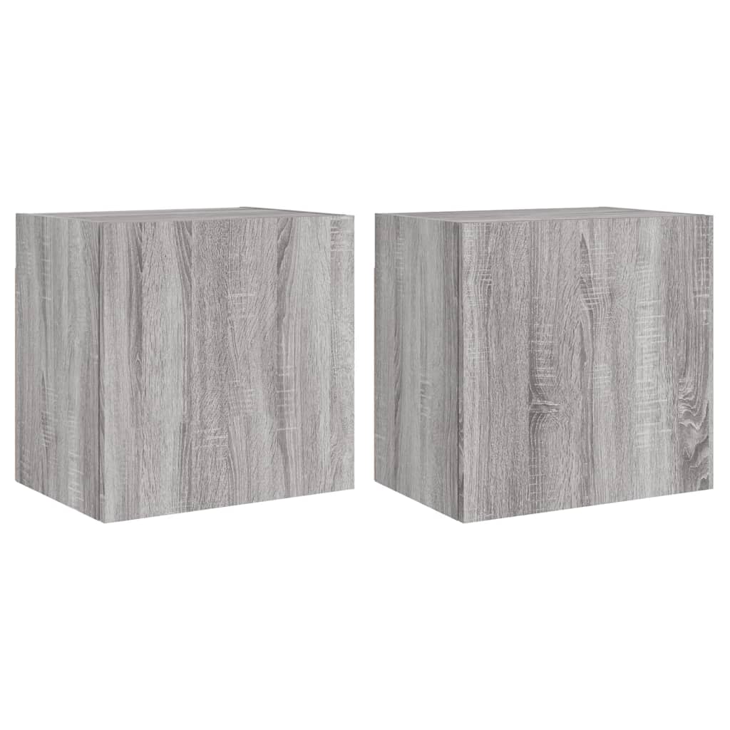 TV-Møbel Sonoma Grå Tv-benker 2 stk 40,5x30x40