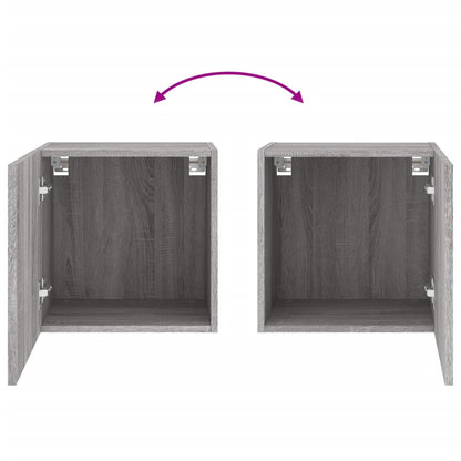 TV-Møbel Sonoma Grå Tv-benker 2 stk 40,5x30x40