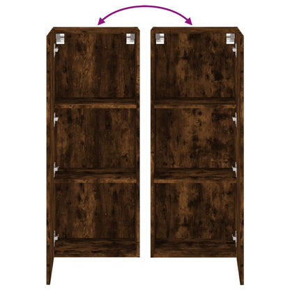 TV-Møbel Røkt Eik Vegghengt TV-benk 40,5x30x102 cm