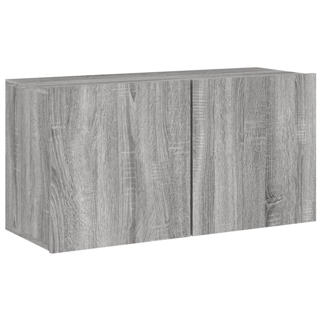 TV-Møbel Sonoma Grå Tv-benk 80x30x41 cm