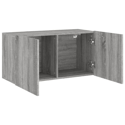 TV-Møbel Sonoma Grå Tv-benk 80x30x41 cm