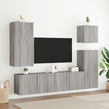 TV-Møbel Sonoma Grå Tv-benk 80x30x41 cm