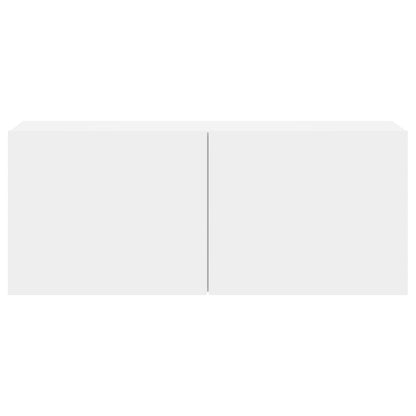 TV-Møbel Hvit Vegghengt TV-benk 100x30x41 cm