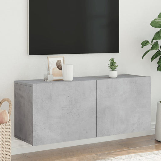 TV-Møbel Betonggrå TV-benk 100x30x41 cm
