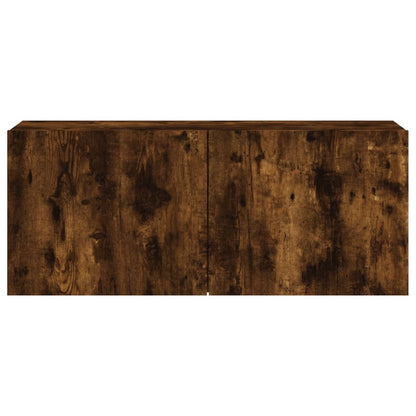 TV-Møbel Røkt Eik Veggmontert TV-benk 100x30x41 cm