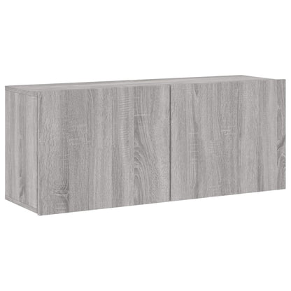 TV-Møbel Sonoma Grå Veggmontert TV-benk 100x30x41 cm
