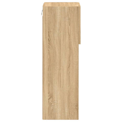 TV-Møbel Sonoma Eik TV-benk med LED-lys 30,5x30x90 cm