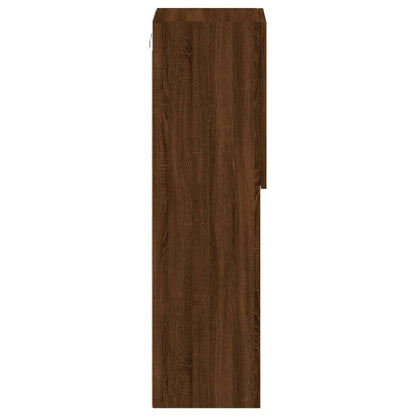 TV-Møbel Brun Eik Tv-benk med LED-lys 30,5x30x102 cm