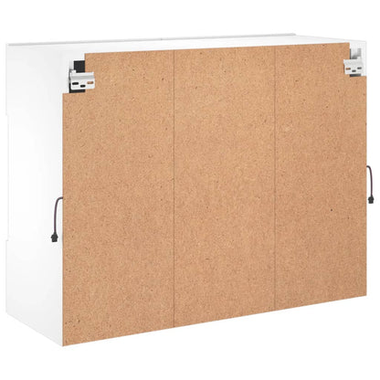 TV-Møbel Hvit TV-benk med LED 78,5x30x60,5 cm
