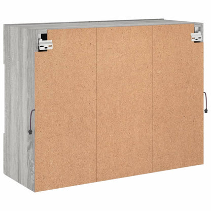 TV-Møbel Sonoma Grå TV-benk med LED 78,5x30x60,5 cm