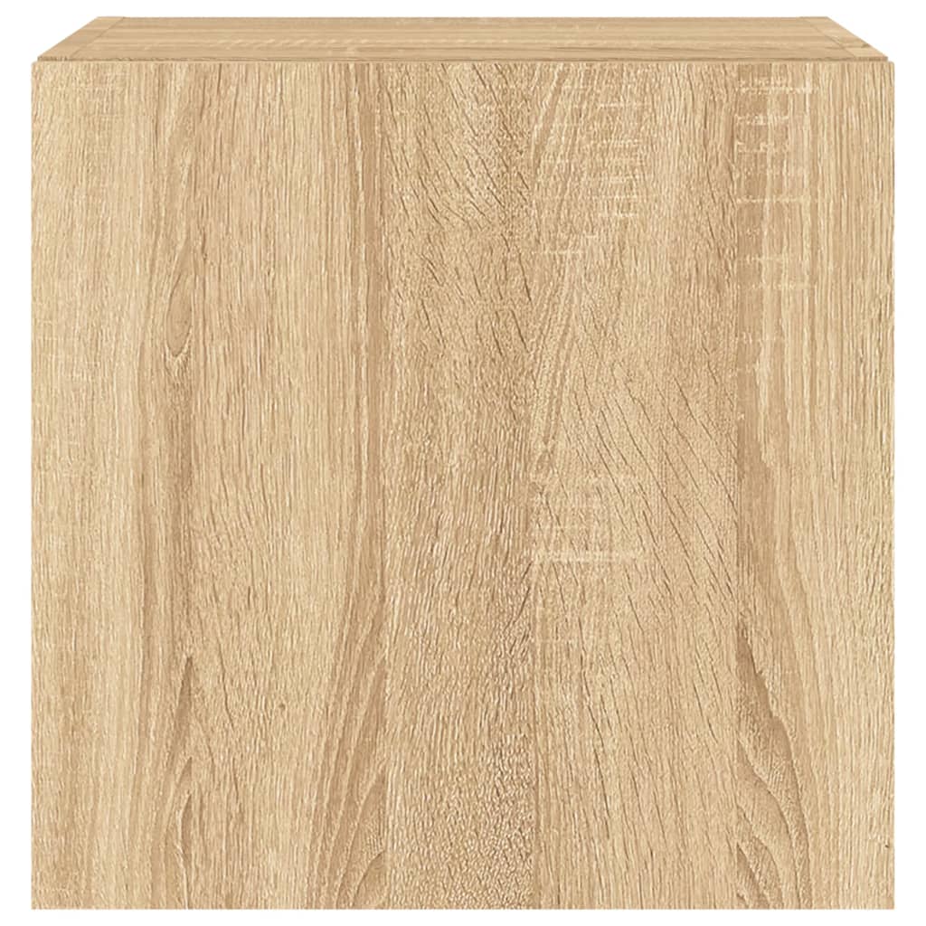 TV-Møbel Sonoma Eik Tv-benker med LED 2 stk 40,5x35x40 cm