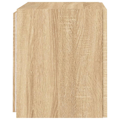 TV-Møbel Sonoma Eik Tv-benker med LED 2 stk 40,5x35x40 cm