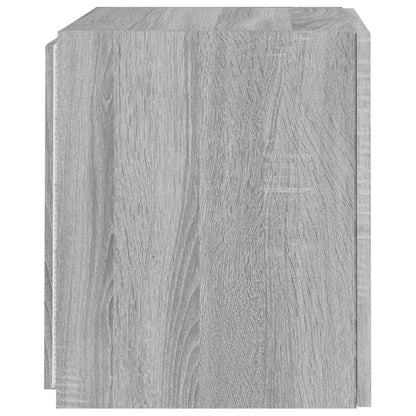 TV-Møbel Sonoma Grå Tv-benker med LED 2 stk 40,5x35x40 cm
