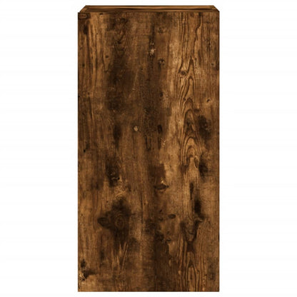 TV-Møbel Røyk Eik Tv-benk med LED 40,5x35x80 cm