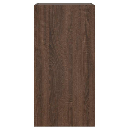 TV-Møbel Brun Eik TV-benk LED 40,5x35x80 cm