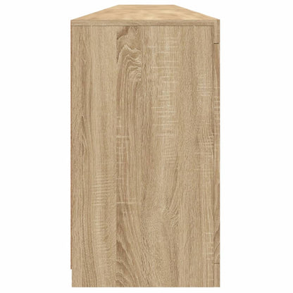 Skjenk Sonoma Eik med LED-lys 283x37x67 cm