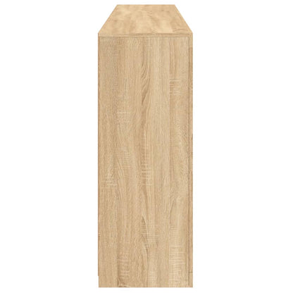 Skjenk Sonoma Eik med LED-lys 181,5x37x100 cm