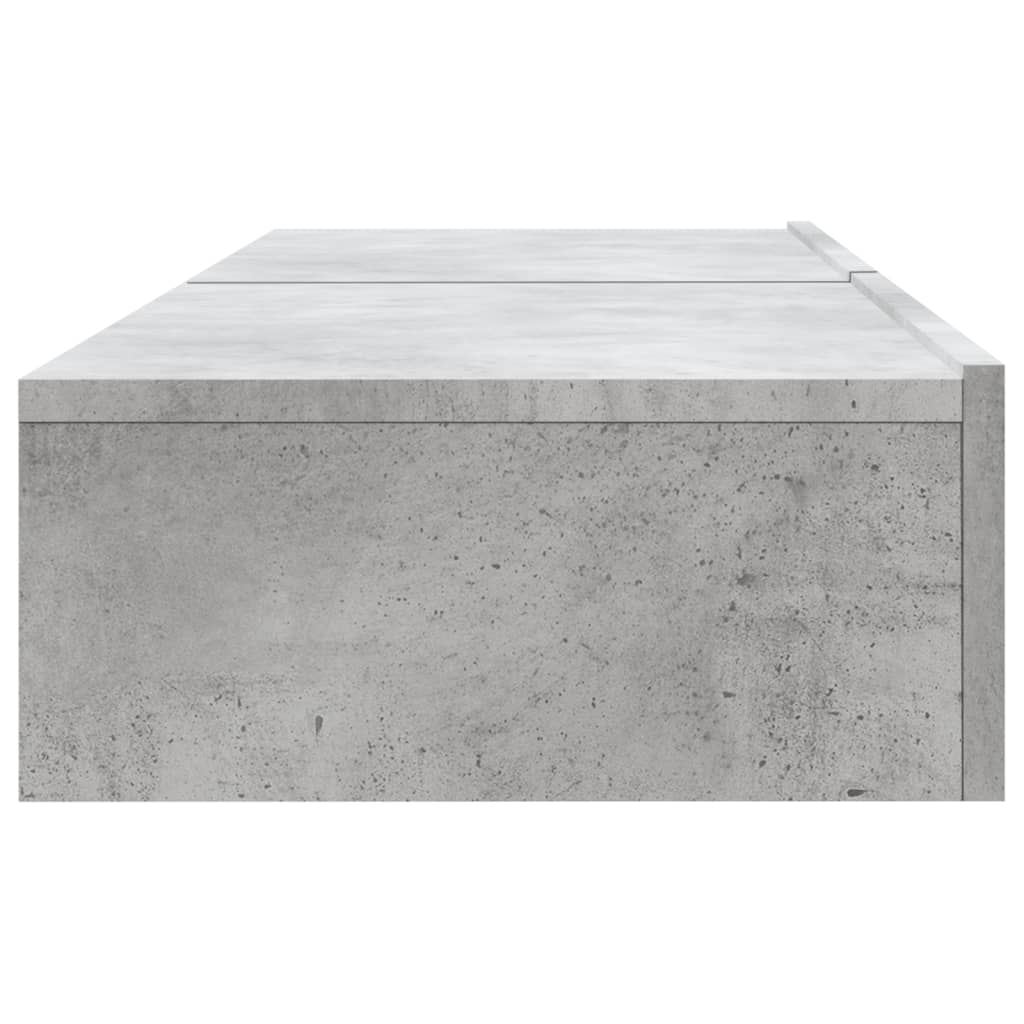 TV-Møbel Betonggrå TV-Benk med LED-lys 2 stk 60x35x15,5 cm?
