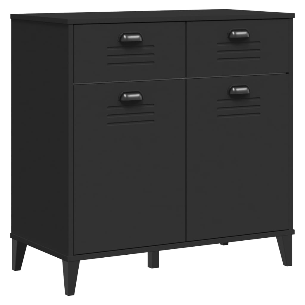 Skjenk Svart VIKEN 80x40x80 cm