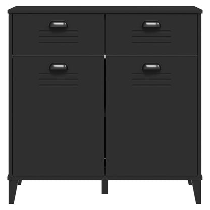 Skjenk Svart VIKEN 80x40x80 cm