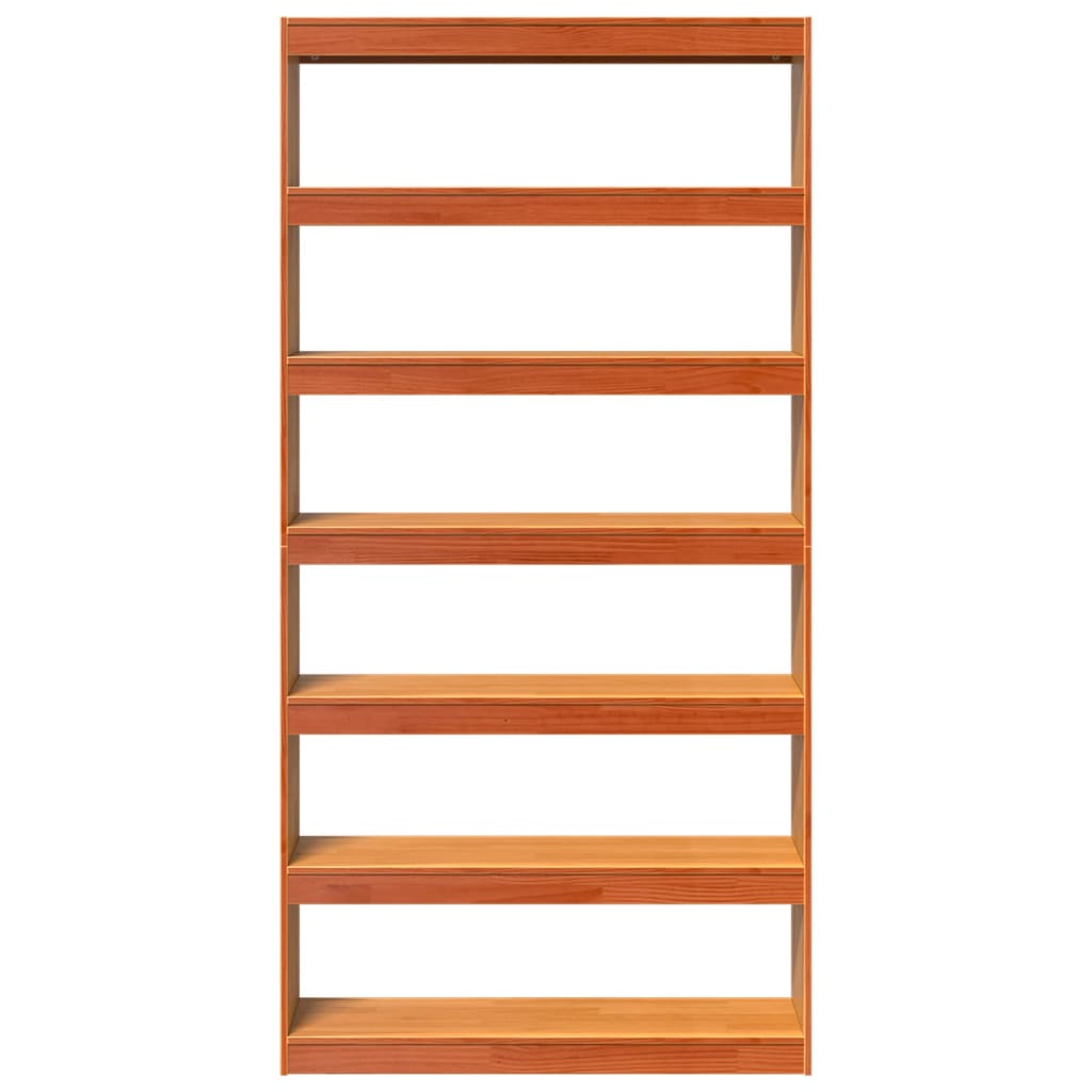 Bokhylle Tre Romdeler 100x30x199,5 cm heltre furu