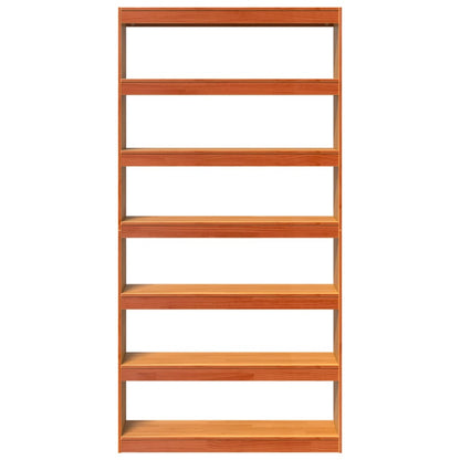 Bokhylle Tre Romdeler 100x30x199,5 cm heltre furu