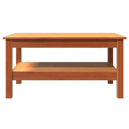 Salongbord Sofabord Tre voksbrun 80x50x40 cm heltre furu