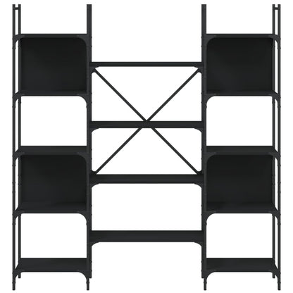 Bokhylle Svart 155,5x24x166,5 cm