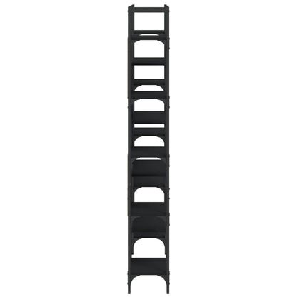 Bokhylle Svart 155,5x24x166,5 cm