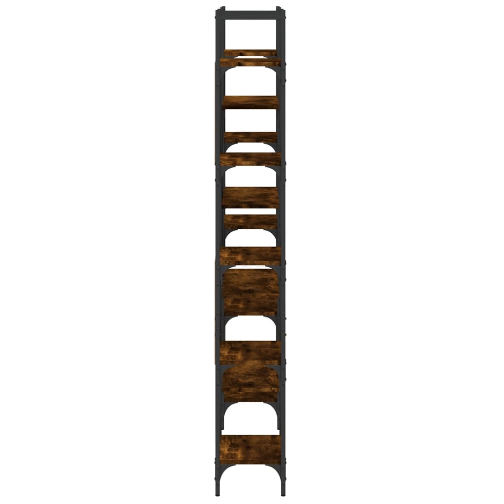 Bokhylle Røkt Eik 155,5x24x166,5 cm