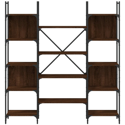 Bokhylle Brun Eik 155,5x24x166,5 cm
