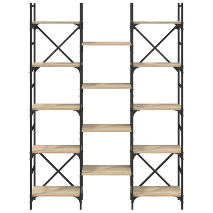 Bokhylle Sonoma Eik 127,5x28,5x172,5 cm