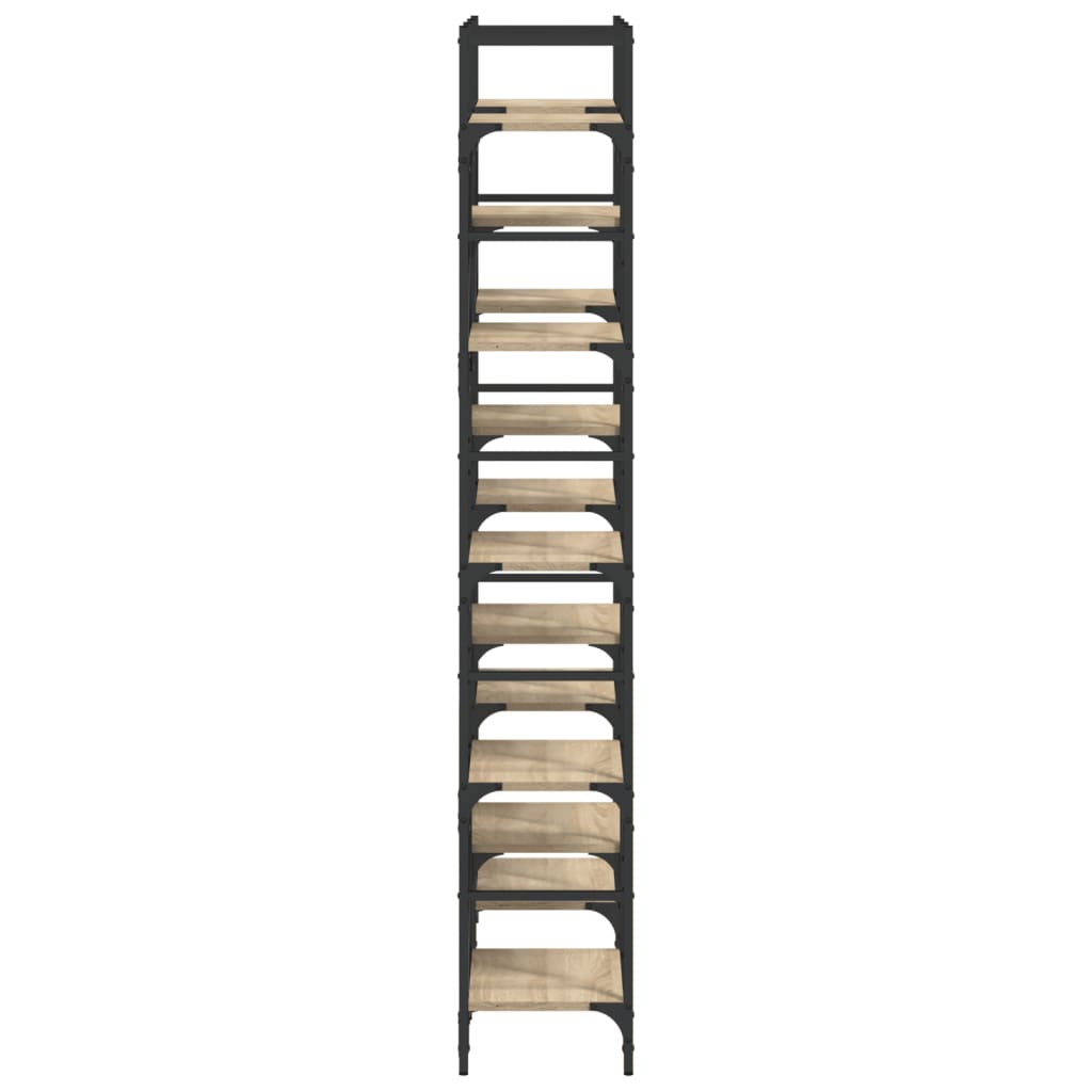 Bokhylle Sonoma Eik 127,5x28,5x172,5 cm