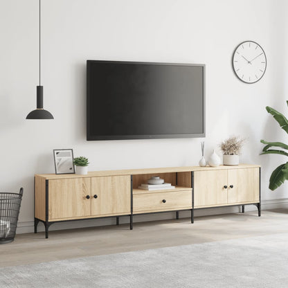 TV-Møbel Sonoma Eik TV-benk med skuff 200x25x44 cm